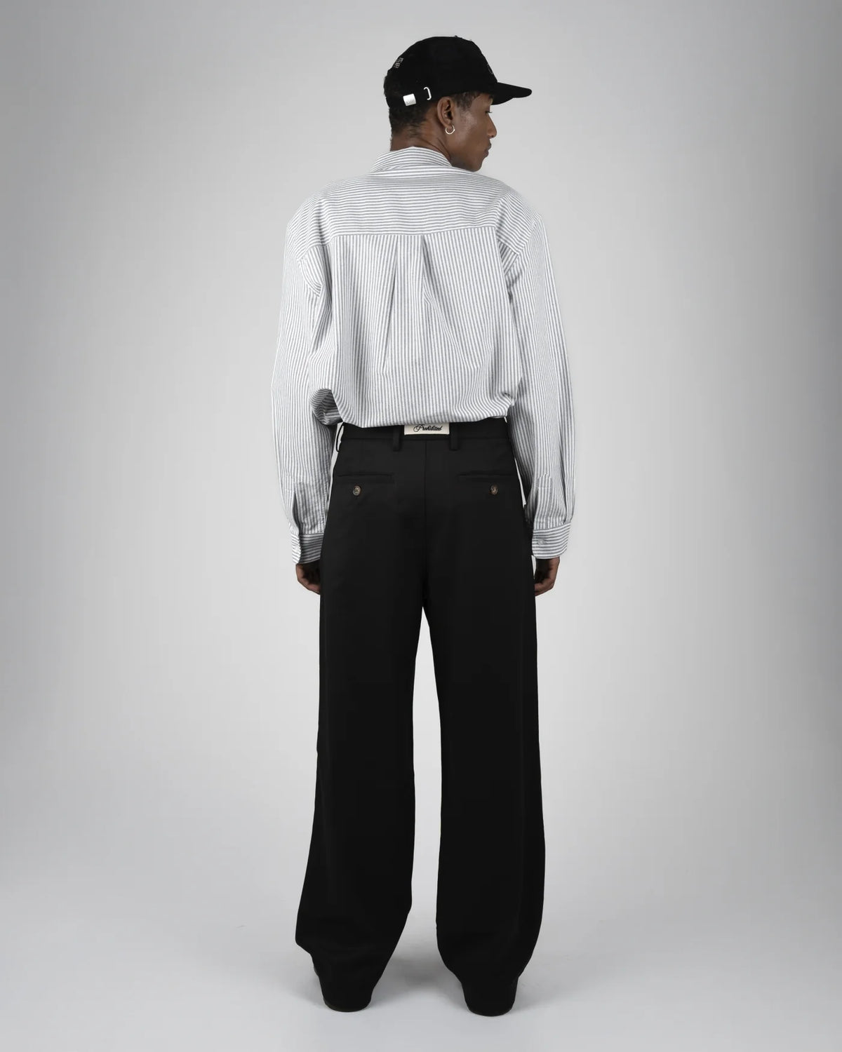 Heritage Pleated Pants Black