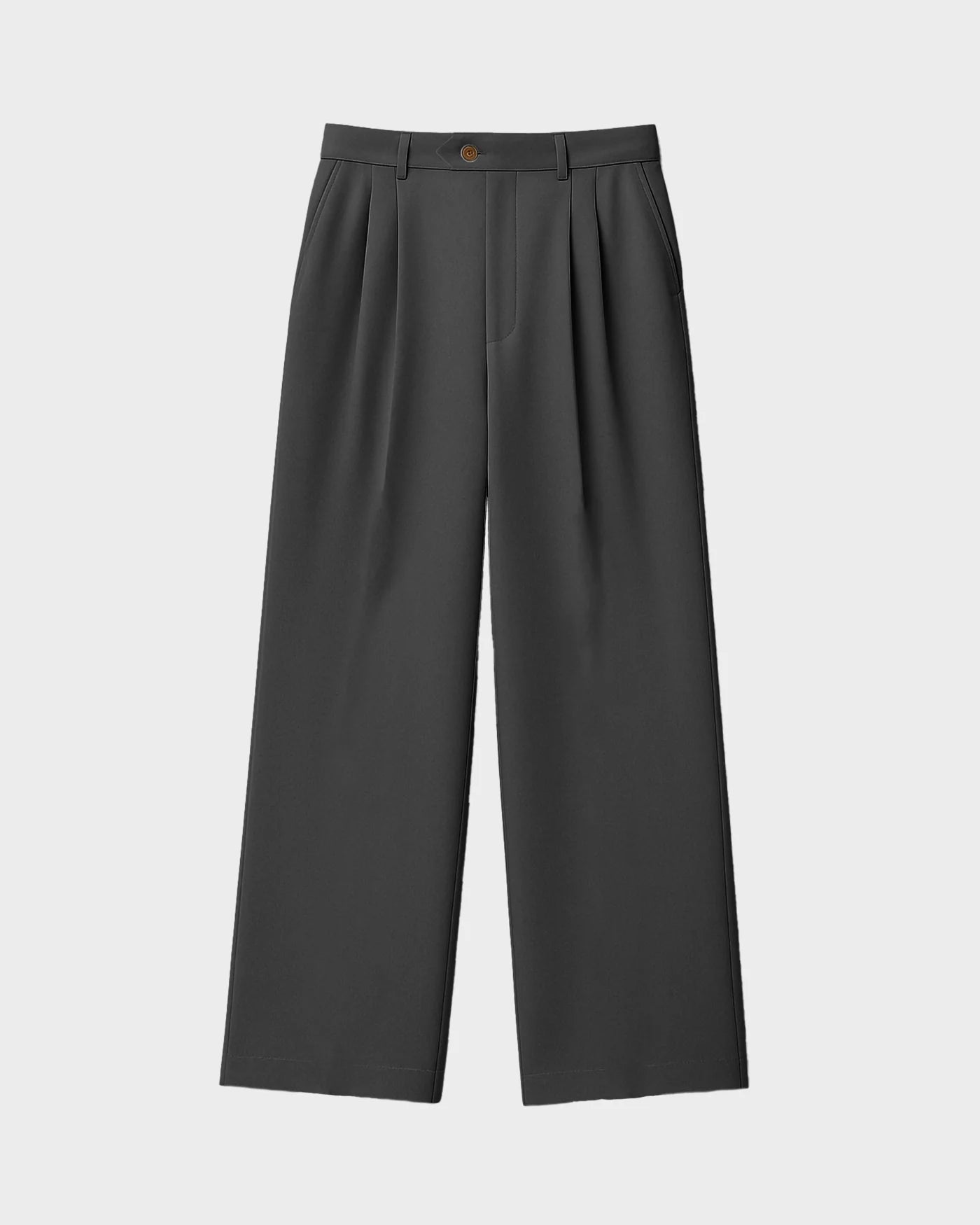 Heritage Pleated Pants Dark Grey