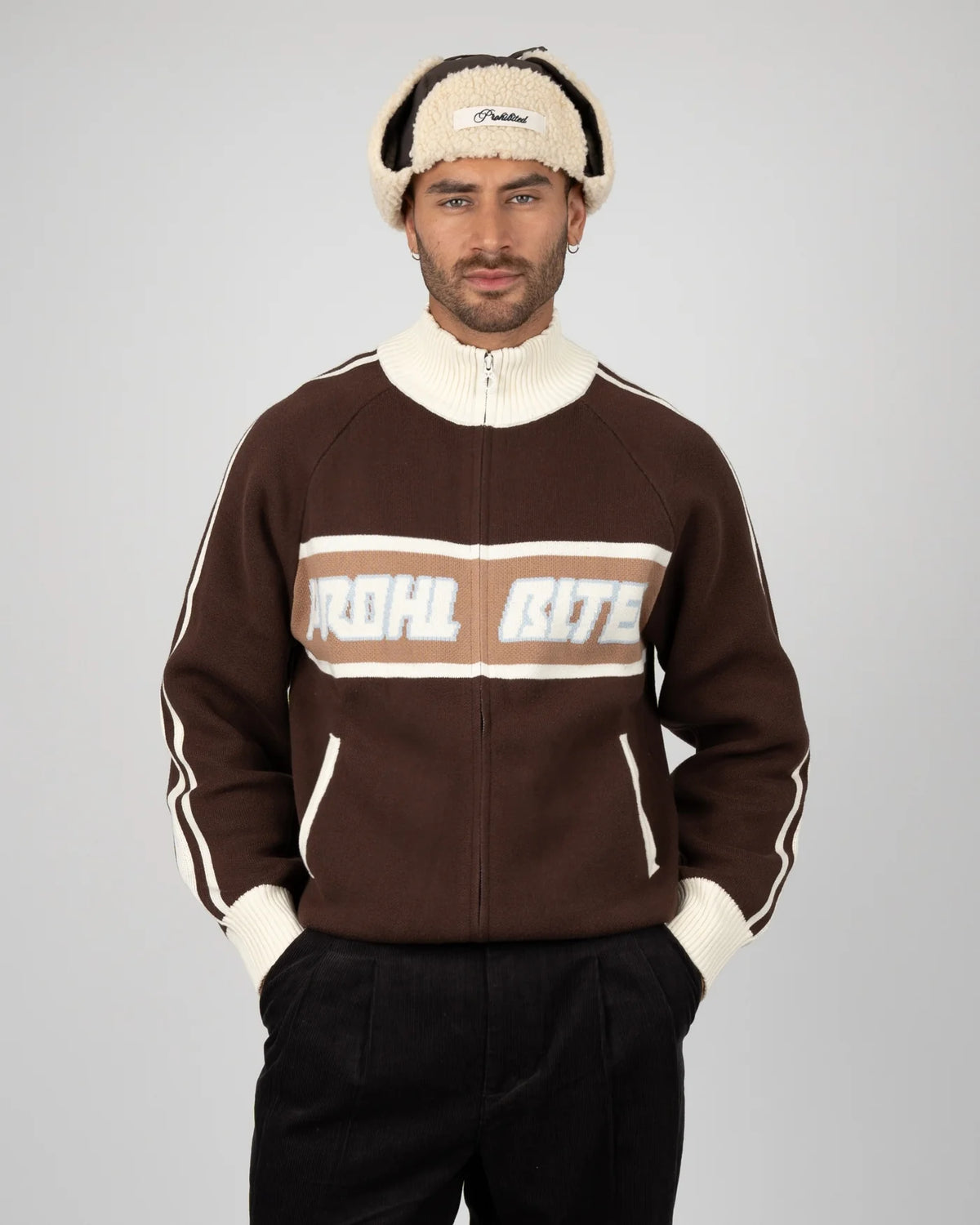 Letterman Knit Jacket