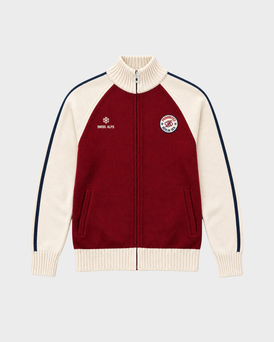 Prohibited Swiss Alps Knit Jacket Red – Vorderseite