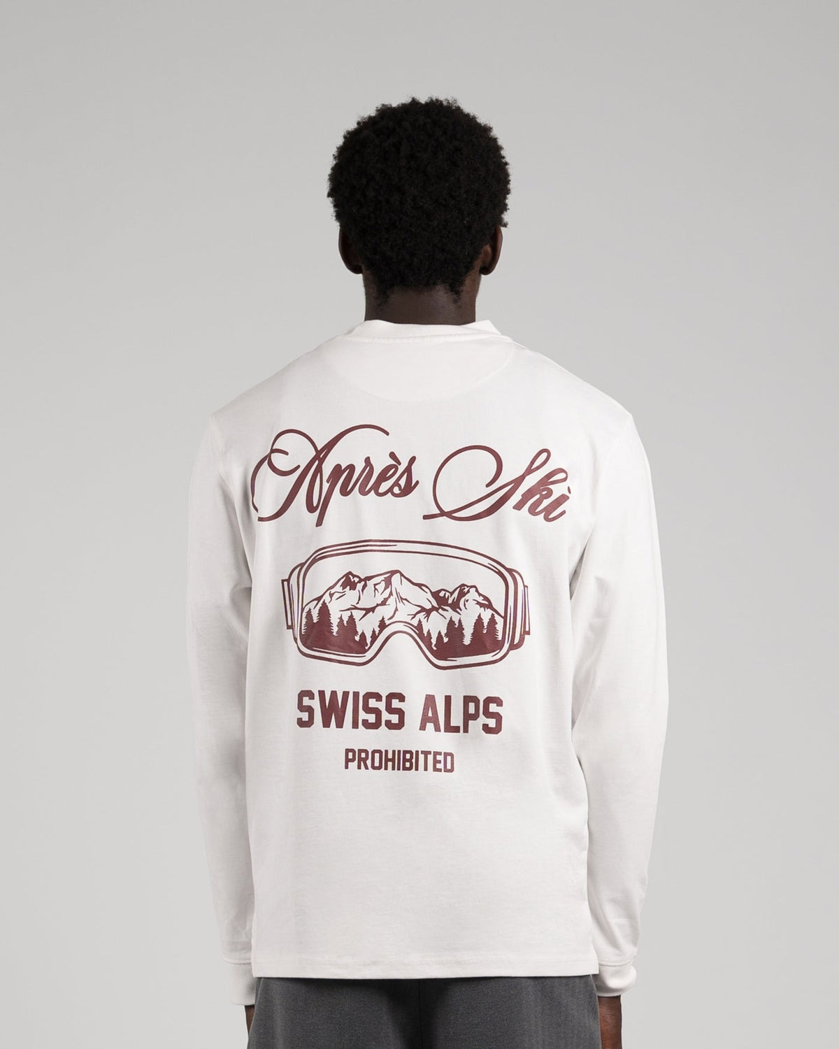 Prohibited Après Ski Longsleeve Off-White – Vorderseite