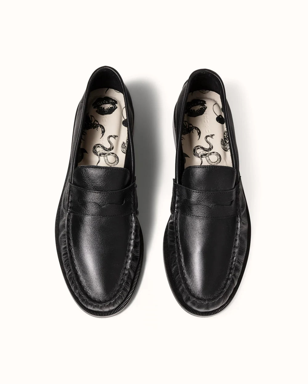 Ezra Tumbled Ruched Loafer