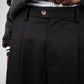 Heritage Pleated Pants Black