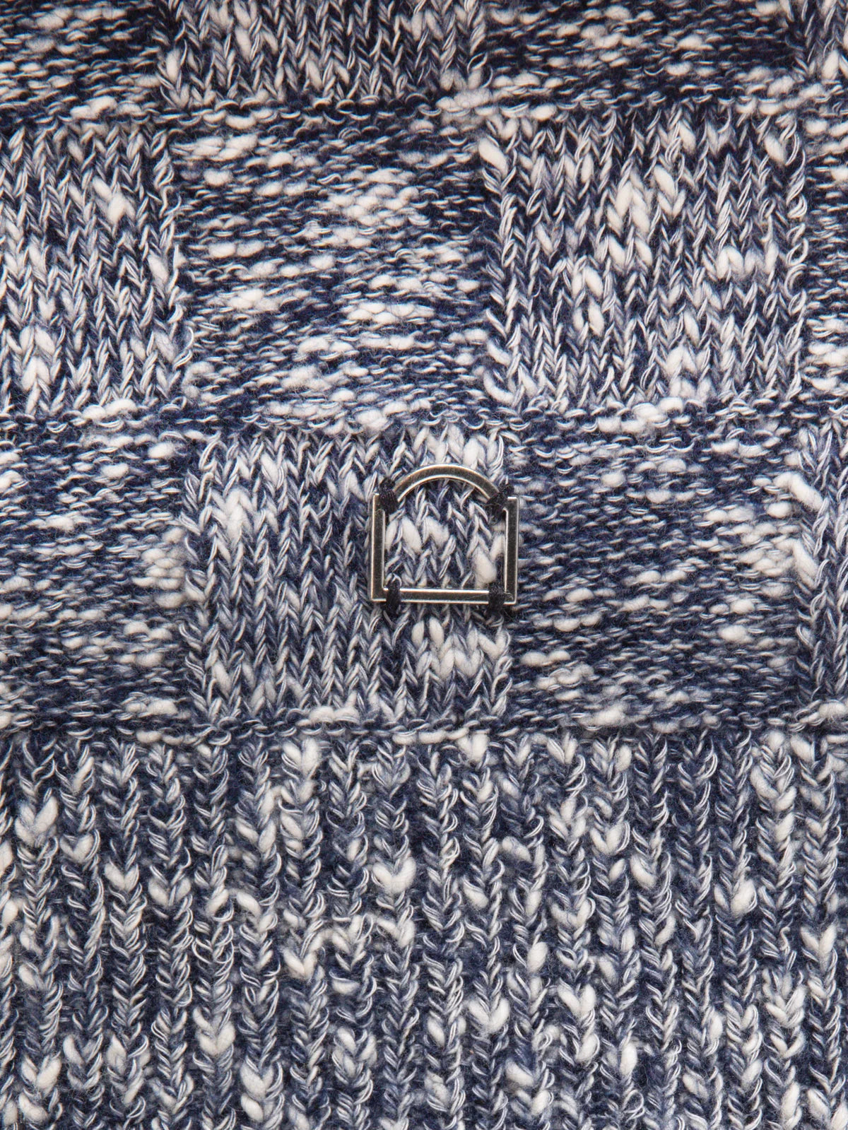 ARTISAN KNIT SWEATER - NAVY