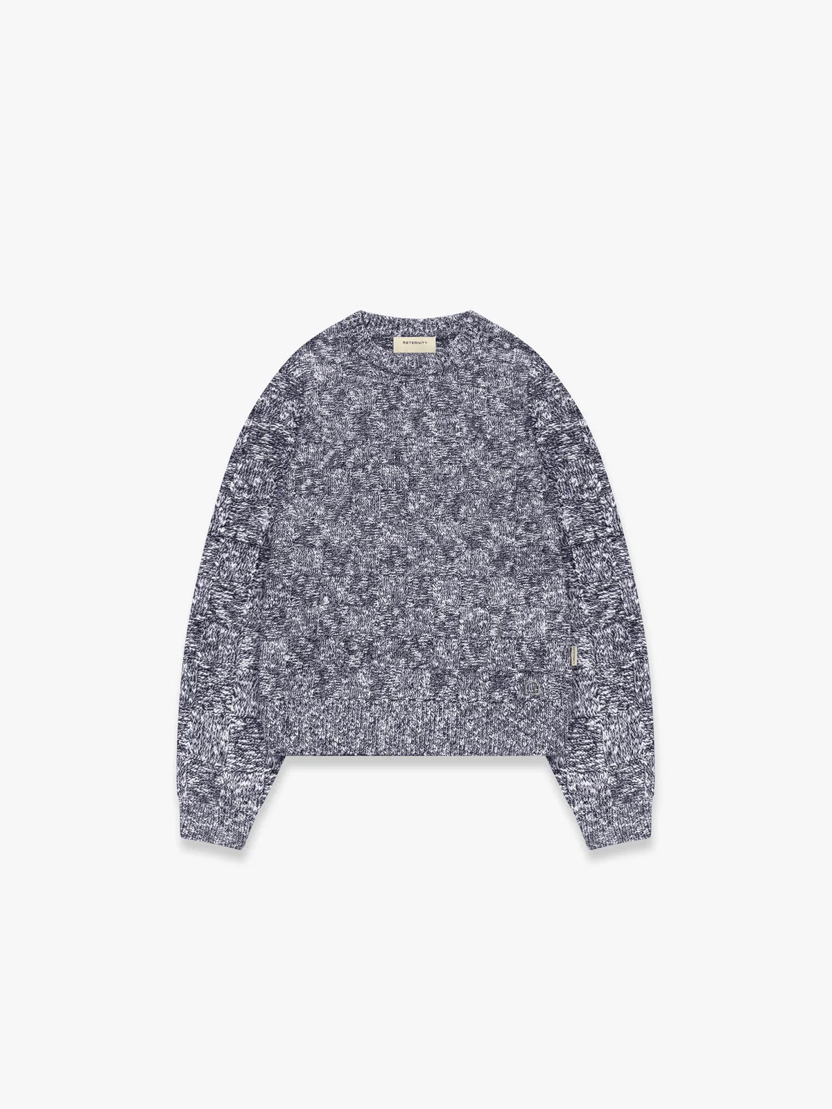 ARTISAN KNIT SWEATER - NAVY