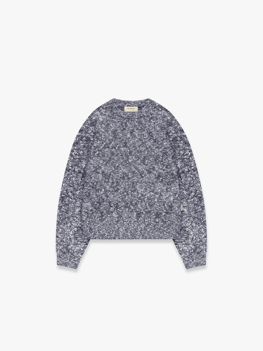 ARTISAN KNIT SWEATER - NAVY
