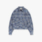 LE TISSÉ WAFFLE SHIRT - BLUE