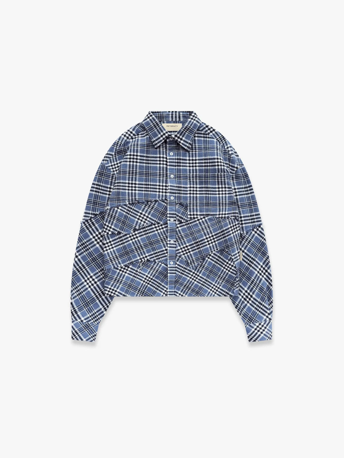 LE TISSÉ WAFFLE SHIRT - BLUE