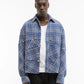 LE TISSÉ WAFFLE SHIRT - BLUE