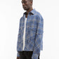 LE TISSÉ WAFFLE SHIRT - BLUE