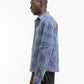 LE TISSÉ WAFFLE SHIRT - BLUE