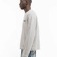 HENLEY STRIPE LONGSLEEVE - OFF WHITE/NAVY