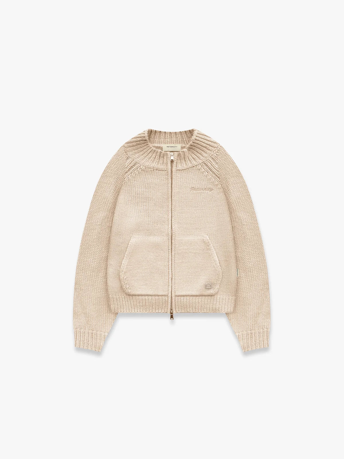 ÉCLAT KNIT ZIPPER - CREME