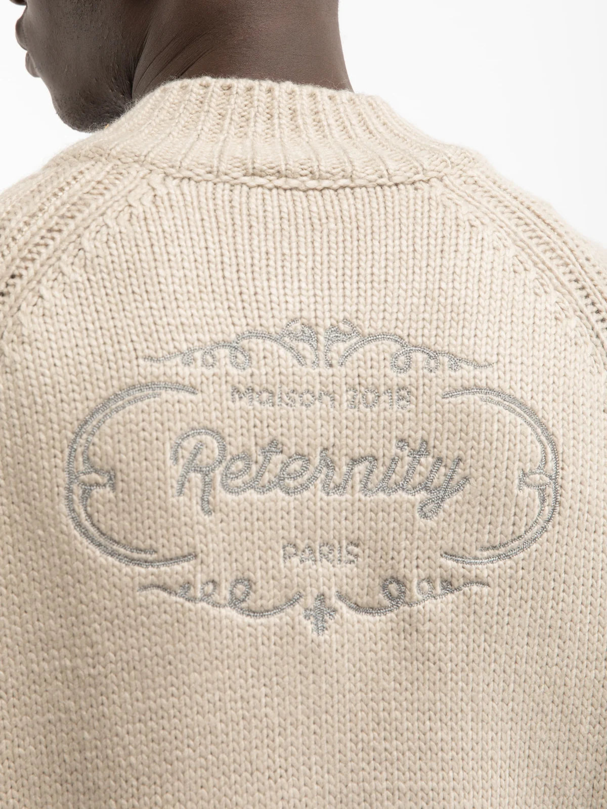 ÉCLAT KNIT ZIPPER - CREME