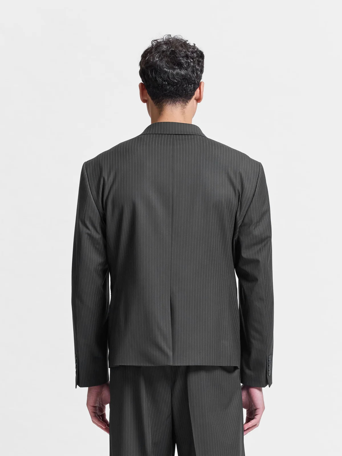 SIGNE BLAZER - PINSTRIPE GREY