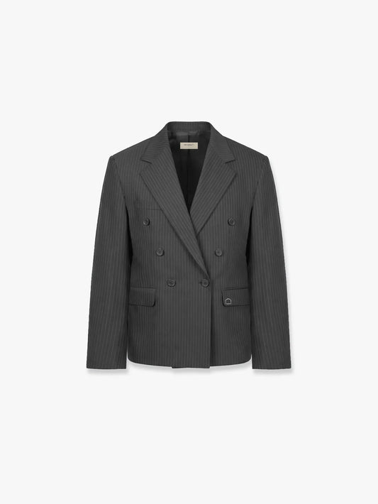 SIGNE BLAZER - PINSTRIPE GREY