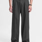 TAILORED BAGGY PANTS - PINSTRIPE GREY