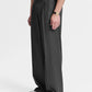 TAILORED BAGGY PANTS - PINSTRIPE GREY