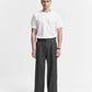 TAILORED BAGGY PANTS - PINSTRIPE GREY
