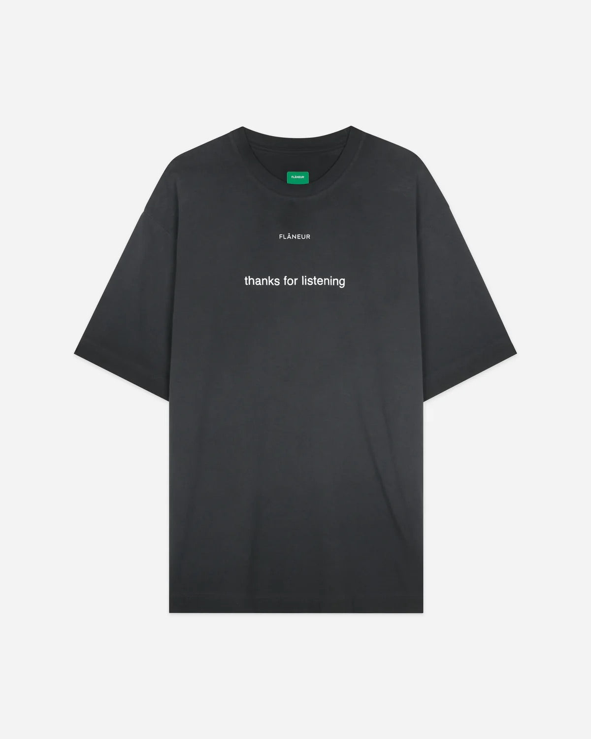 Flaneur Listening T-Shirt – Seitenansicht