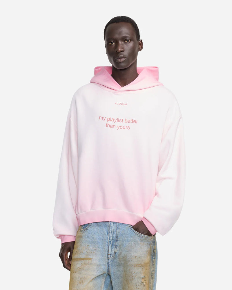 Flaneur Playlist Hoodie – Frontansicht