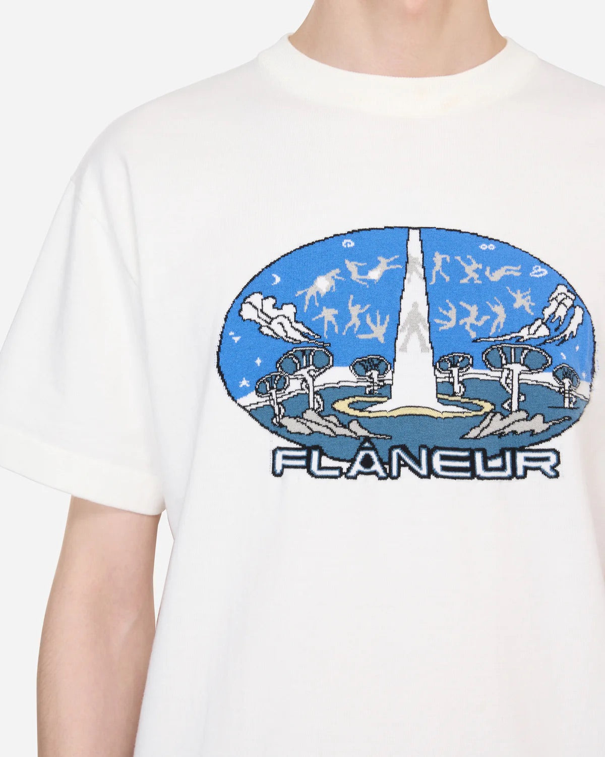 Flaneur Knitted Euphoric T-Shirt – Rückansicht