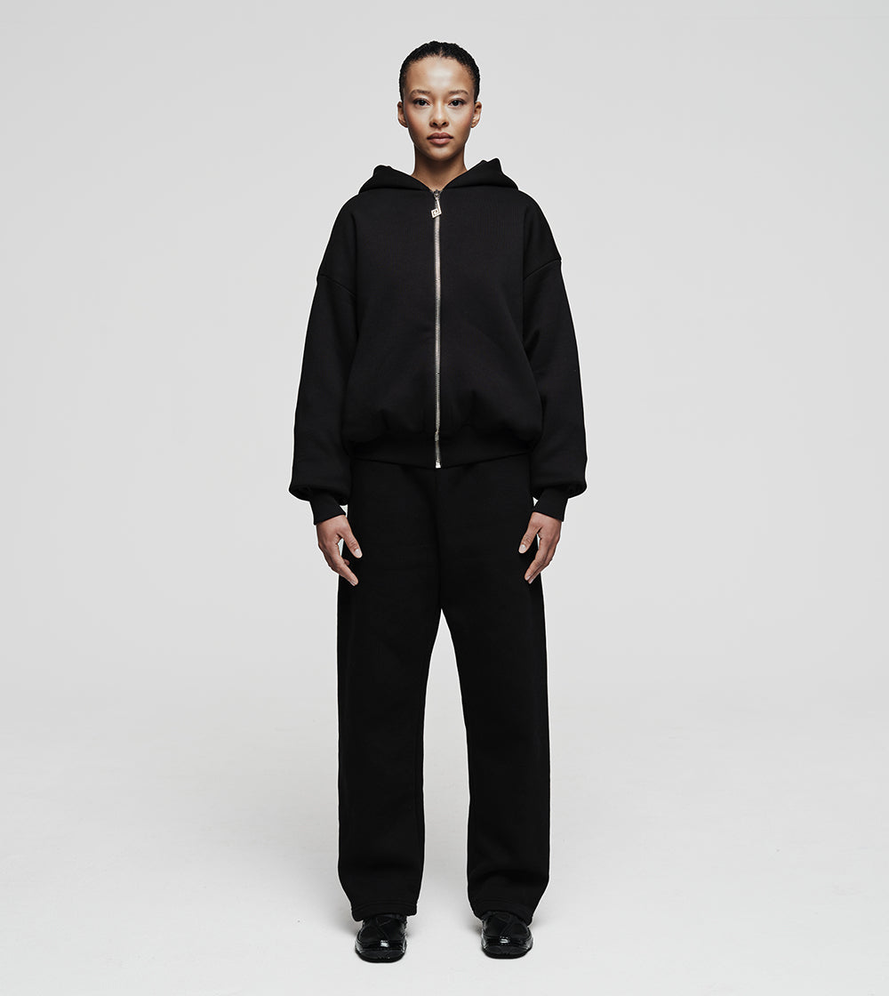 Perplex Zip Hoodie Black