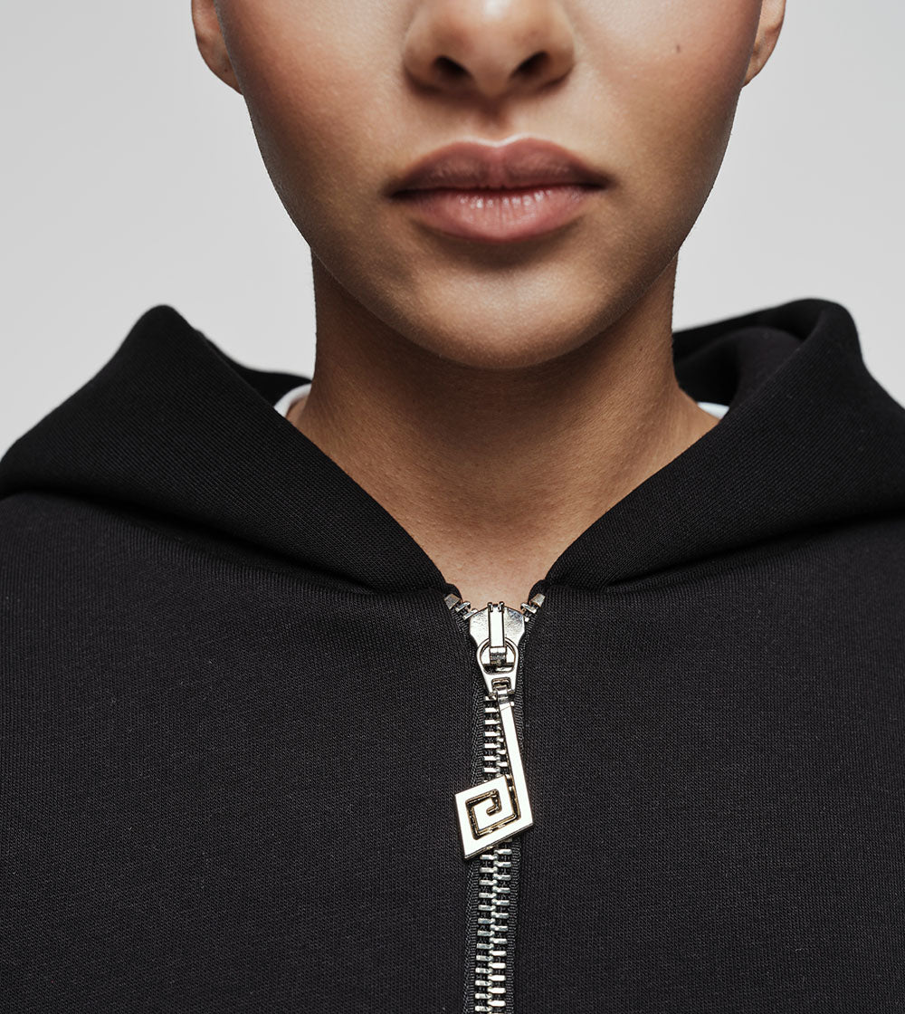 Perplex Zip Hoodie Black