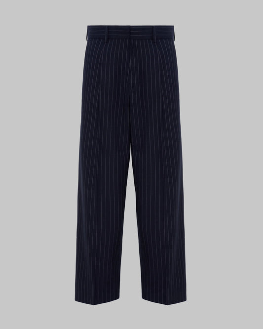 Janosh Pants Blue Pinstripe