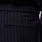 Janosh Pants Blue Pinstripe