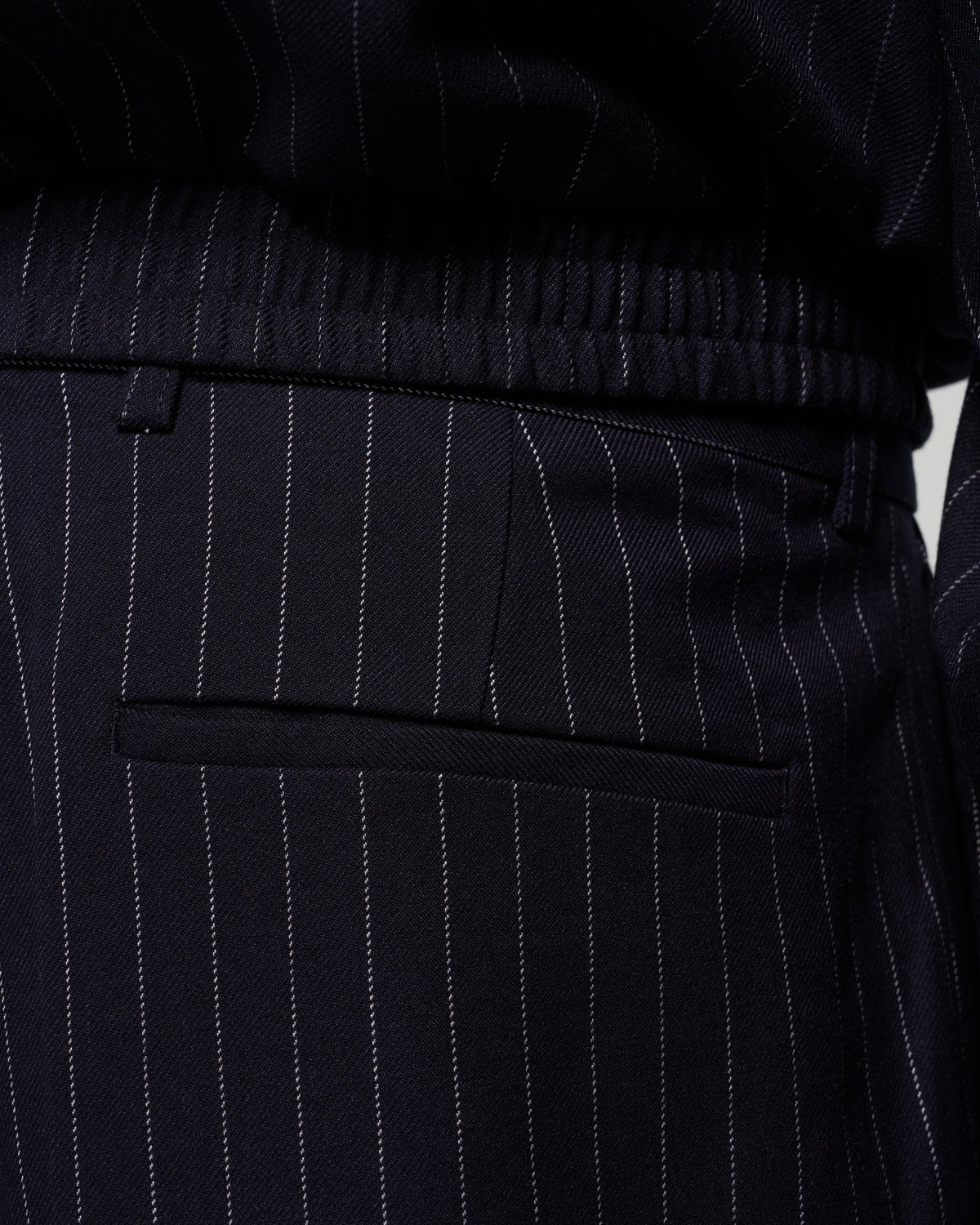Janosh Pants Blue Pinstripe