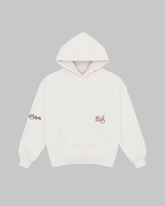 Gustaf V2 Hoodie Gardenia White