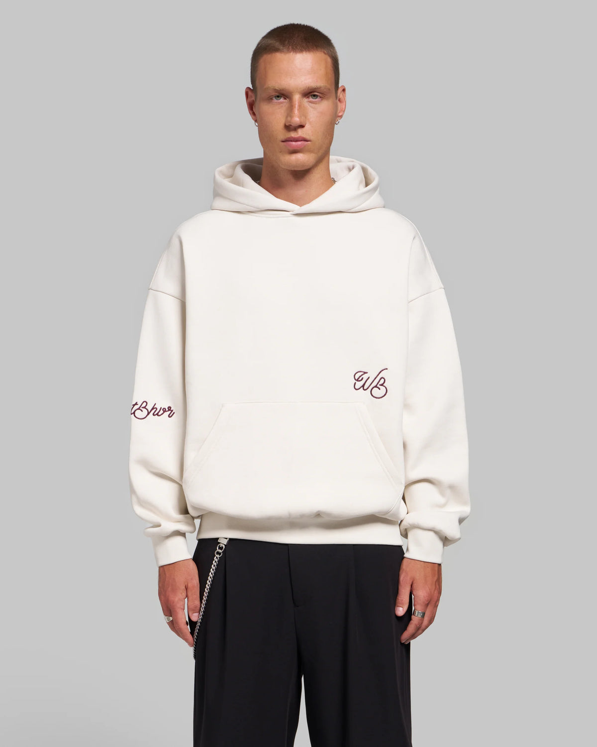 Gustaf V2 Hoodie Gardenia White
