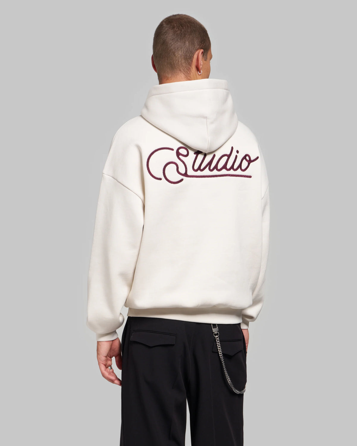 Gustaf V2 Hoodie Gardenia White