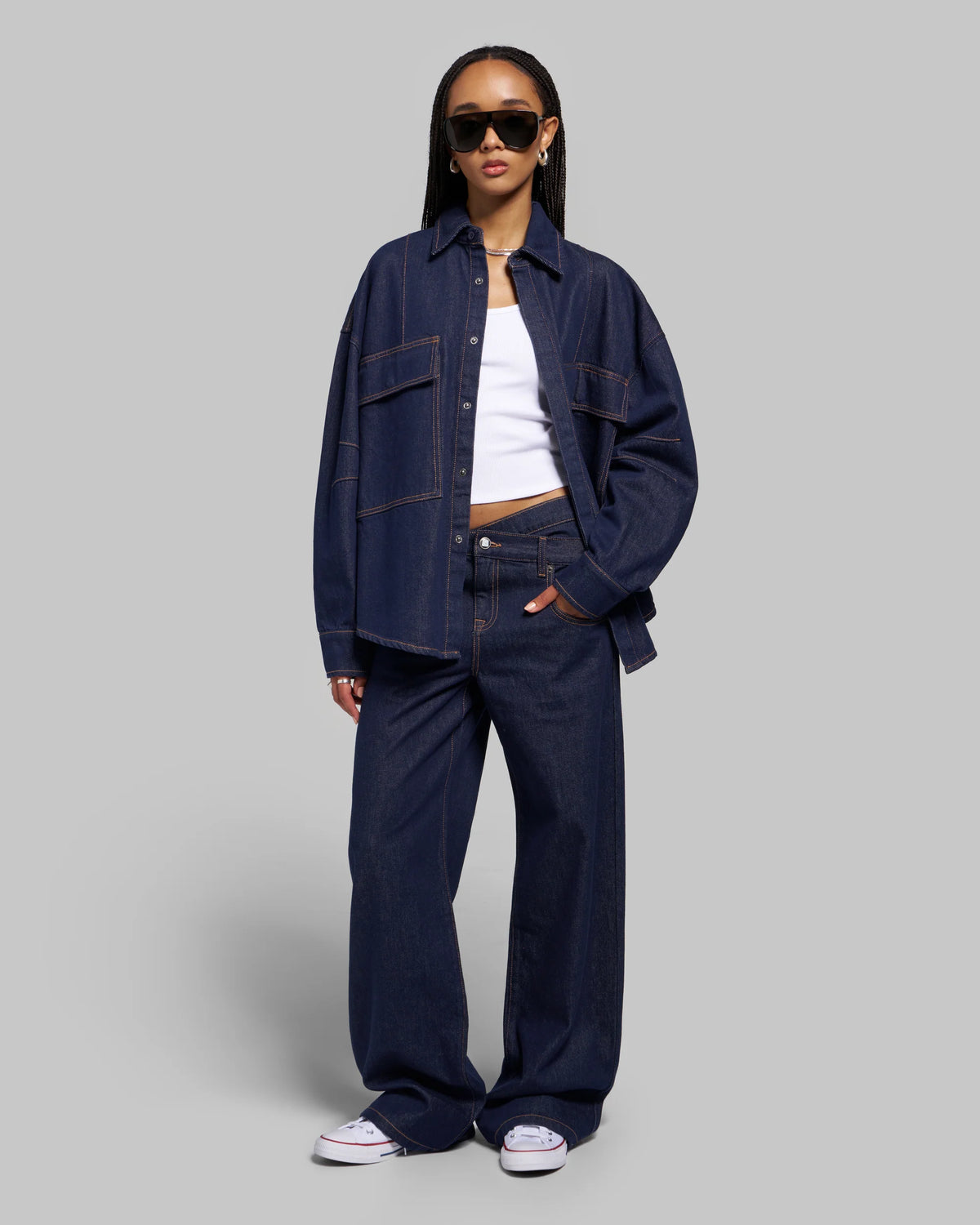 Bets V2 Denim Shirt Woman