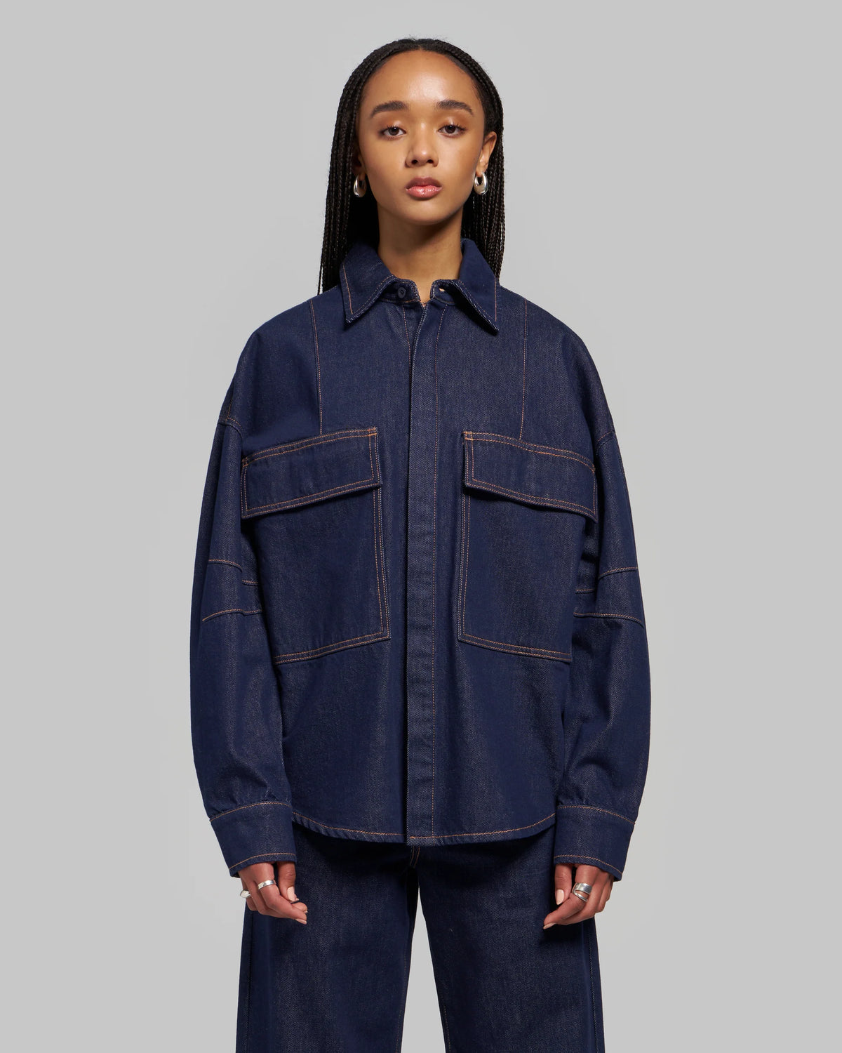 Bets V2 Denim Shirt Woman