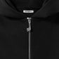 Two-Way Zip Hoodie Black