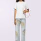 Angel Print Straight Fit Jeans