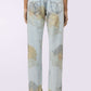 Angel Print Straight Fit Jeans