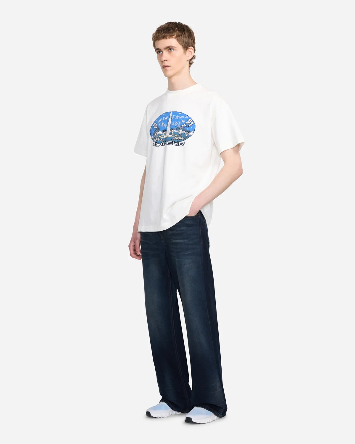 Flaneur Knitted Euphoric T-Shirt – Detailansicht